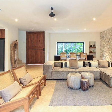 Elegant Boho Style Villa Jungle Views In Rooftop Deck & Outstanding Raw Pool In Holistika Tulum Pueblo Buitenkant foto