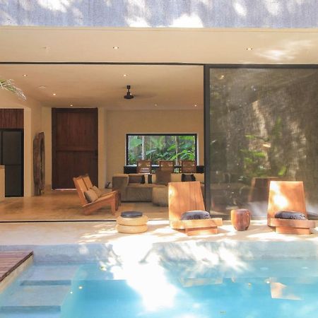 Elegant Boho Style Villa Jungle Views In Rooftop Deck & Outstanding Raw Pool In Holistika Tulum Pueblo Buitenkant foto