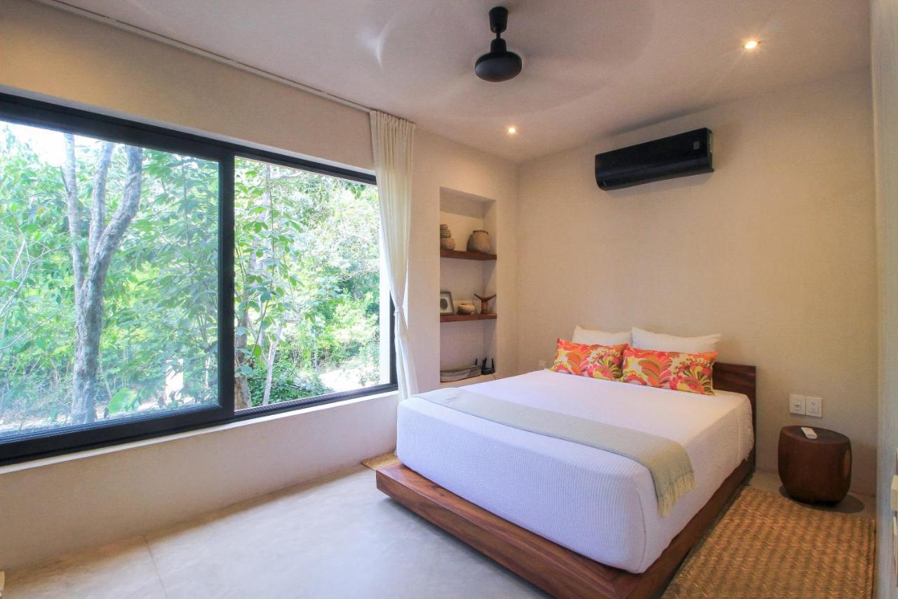 Elegant Boho Style Villa Jungle Views In Rooftop Deck & Outstanding Raw Pool In Holistika Tulum Pueblo Buitenkant foto