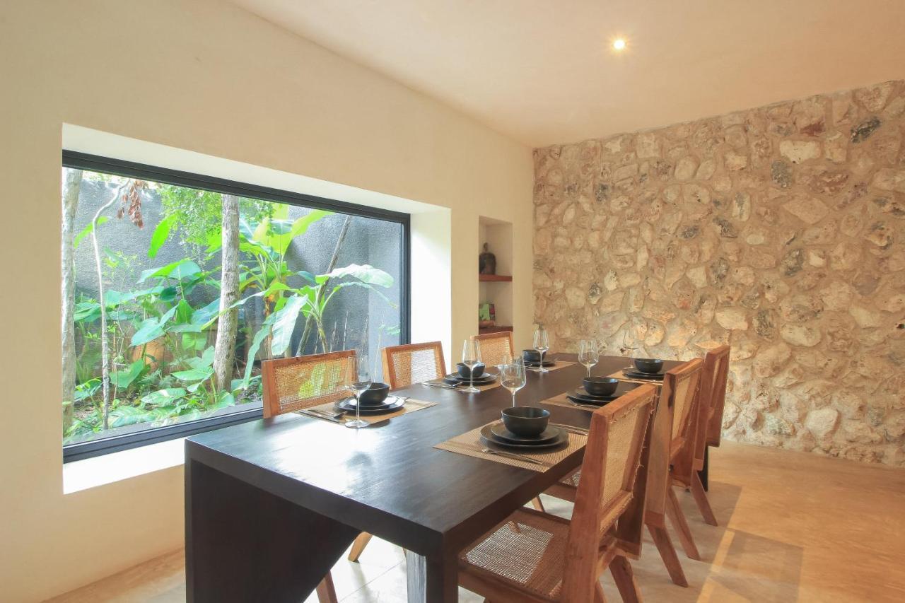 Elegant Boho Style Villa Jungle Views In Rooftop Deck & Outstanding Raw Pool In Holistika Tulum Pueblo Buitenkant foto