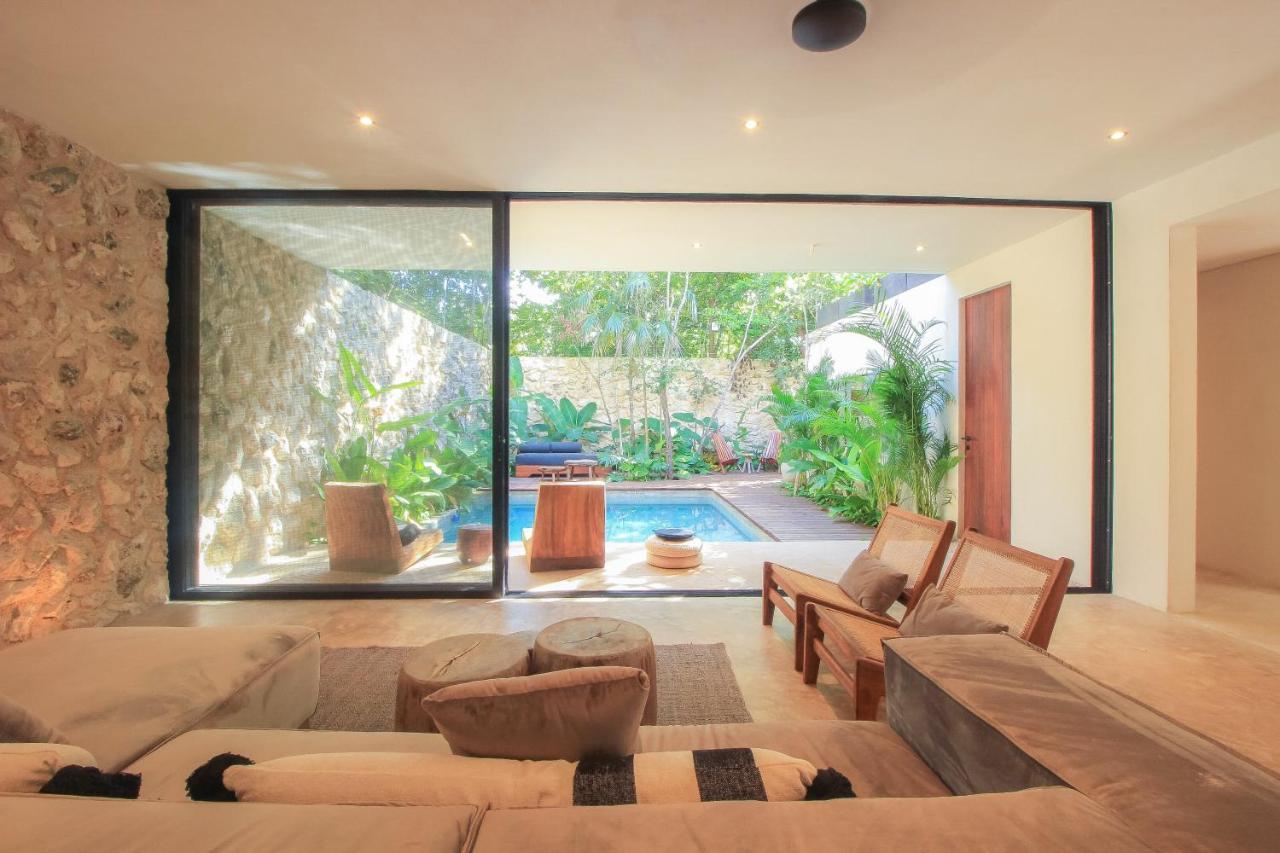 Elegant Boho Style Villa Jungle Views In Rooftop Deck & Outstanding Raw Pool In Holistika Tulum Pueblo Buitenkant foto