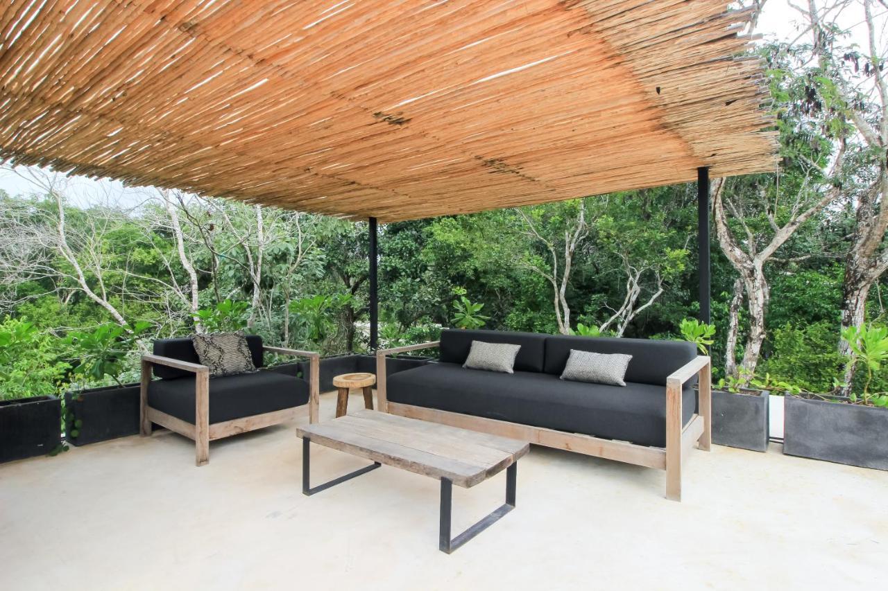 Elegant Boho Style Villa Jungle Views In Rooftop Deck & Outstanding Raw Pool In Holistika Tulum Pueblo Buitenkant foto